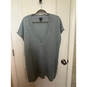 Eileen Fisher Old Money Hemp Knit V Neck Sweater quiet luxury Academia Preppy